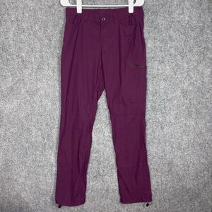Eddie Bauer Pants Womens Size 10 Plum Hiking casual Lightweight Cargo